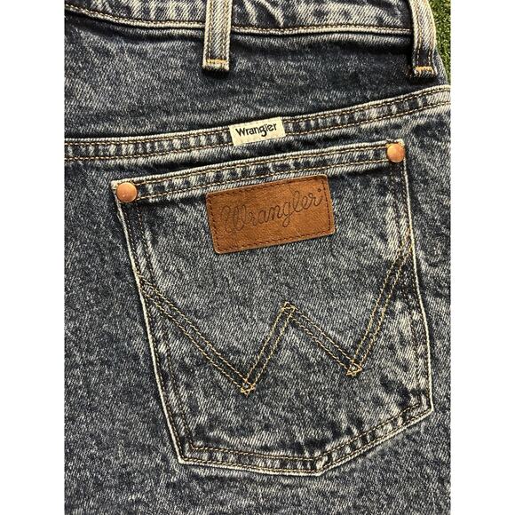 Wrangler Festival Shorts High Rise Women's Size 30 Denim Jean Mid Acid Wash - Picture 5 of 6